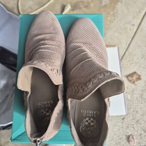 Vince Camuto Black Perforated Booties